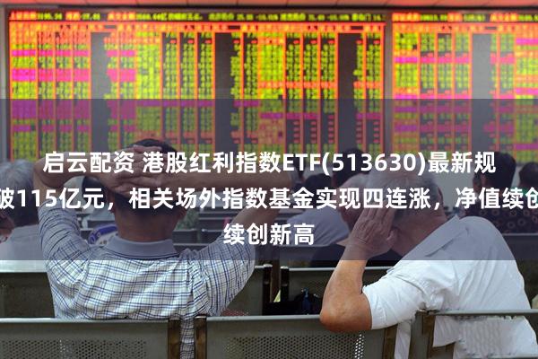 启云配资 港股红利指数ETF(513630)最新规模突破115亿元,相关场外指数基金实现四连涨,净值续创新高