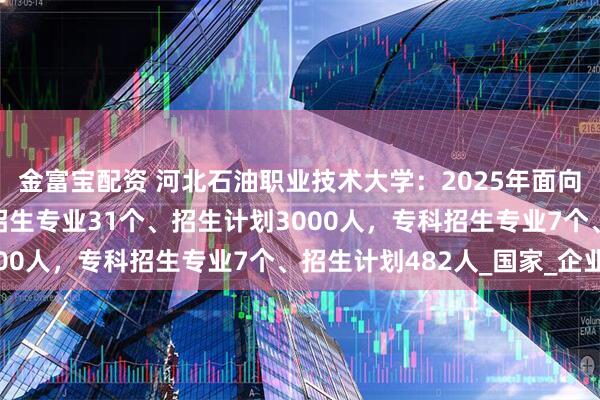 金富宝配资 河北石油职业技术大学:2025年面向30个省份招生,本科招生专业31个、招生计划3000人,专科招生专业7个、招生计划482人_国家_企业