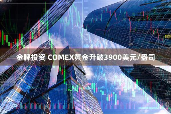 金牌投资 COMEX黄金升破3900美元/盎司